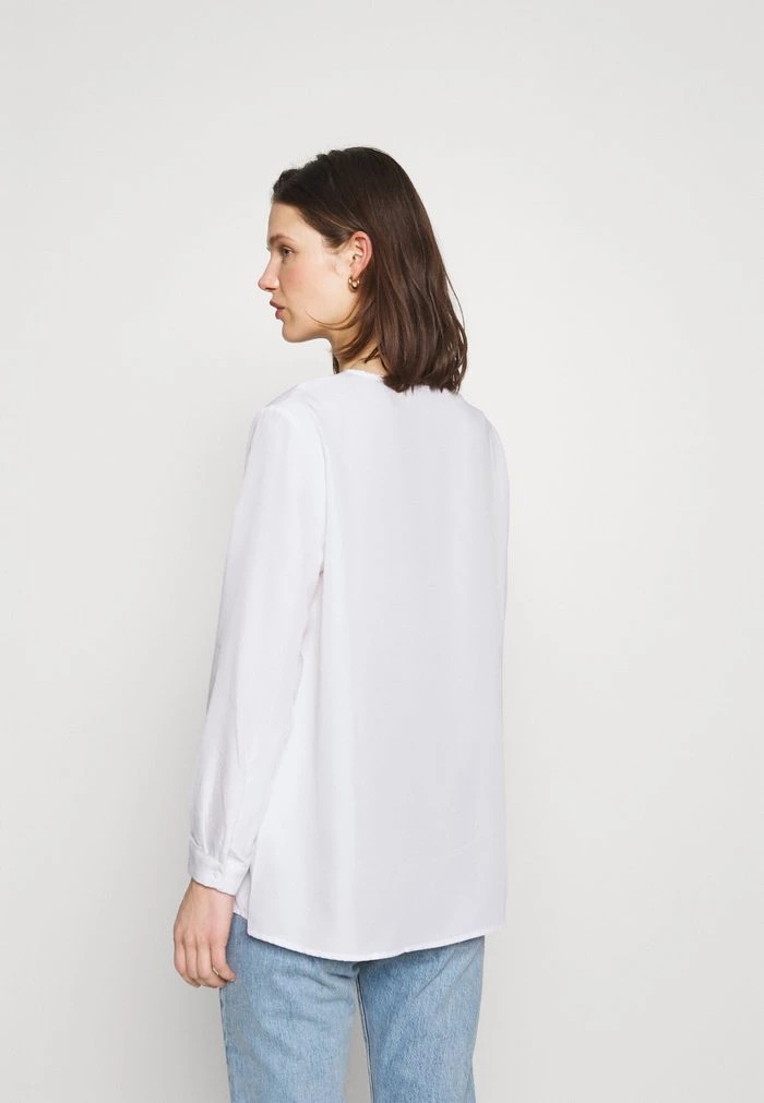 Chemise ANNA FIELD Anna Field Long Sleeved Top Blanche Femme | XMK-7780456